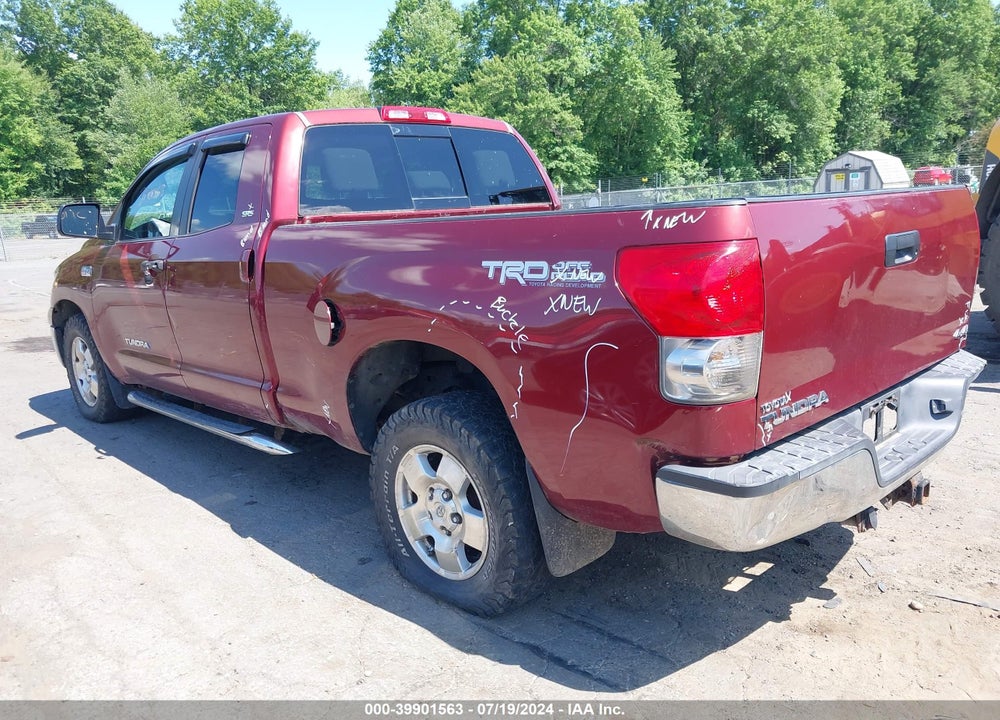 2007 TOYOTA TUNDRA SR5 5.7L V8 VIN: 5TBBV54147S452625