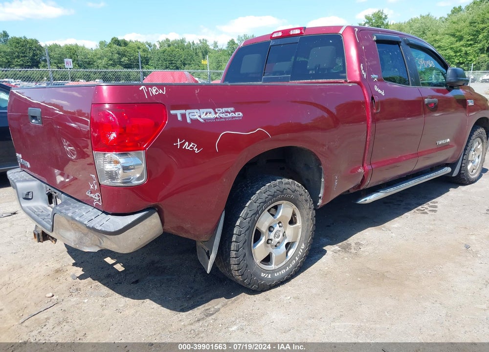 2007 TOYOTA TUNDRA SR5 5.7L V8 VIN: 5TBBV54147S452625