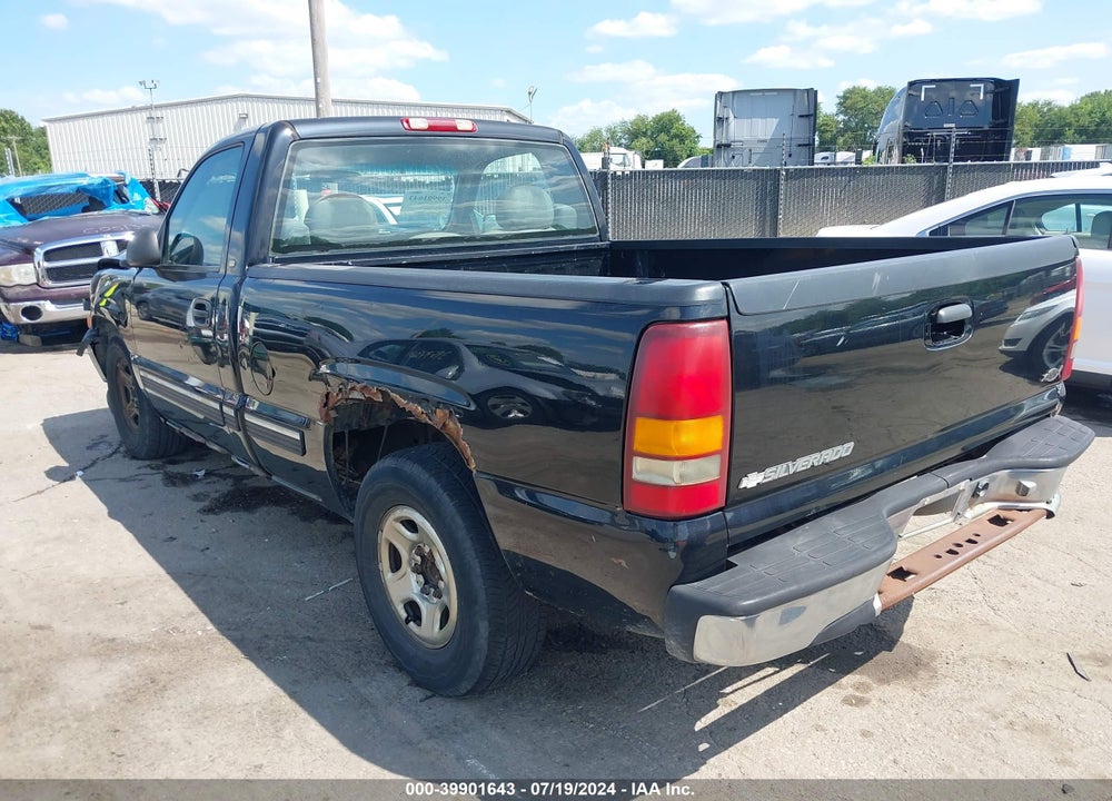 1999 CHEVROLET SILVERADO 1500 VIN: 1GCEC14W4XZ186987