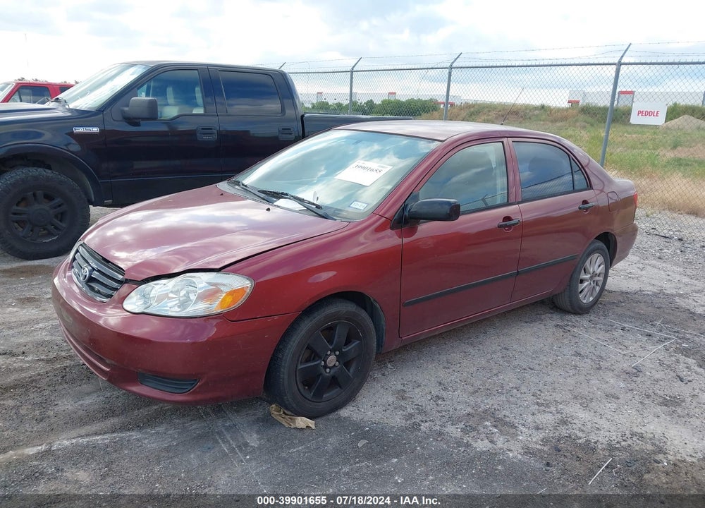 2004 TOYOTA COROLLA LE VIN: JTDBR32E340052933