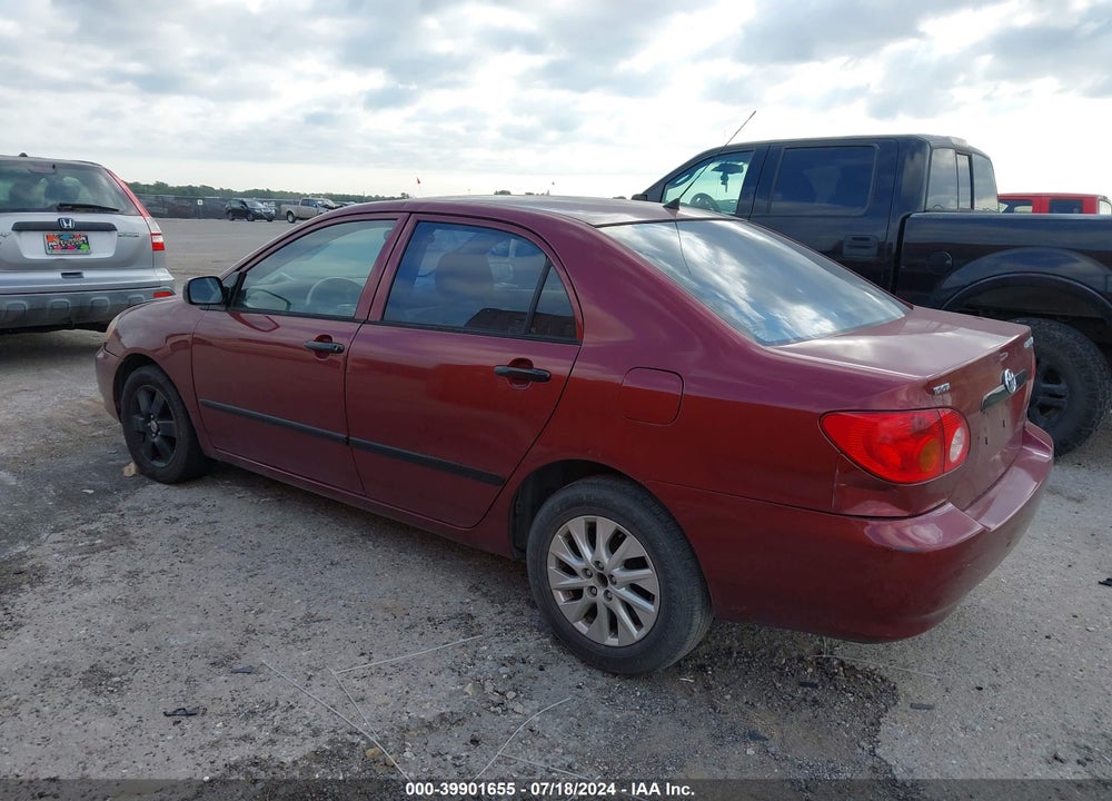 2004 TOYOTA COROLLA LE VIN: JTDBR32E340052933
