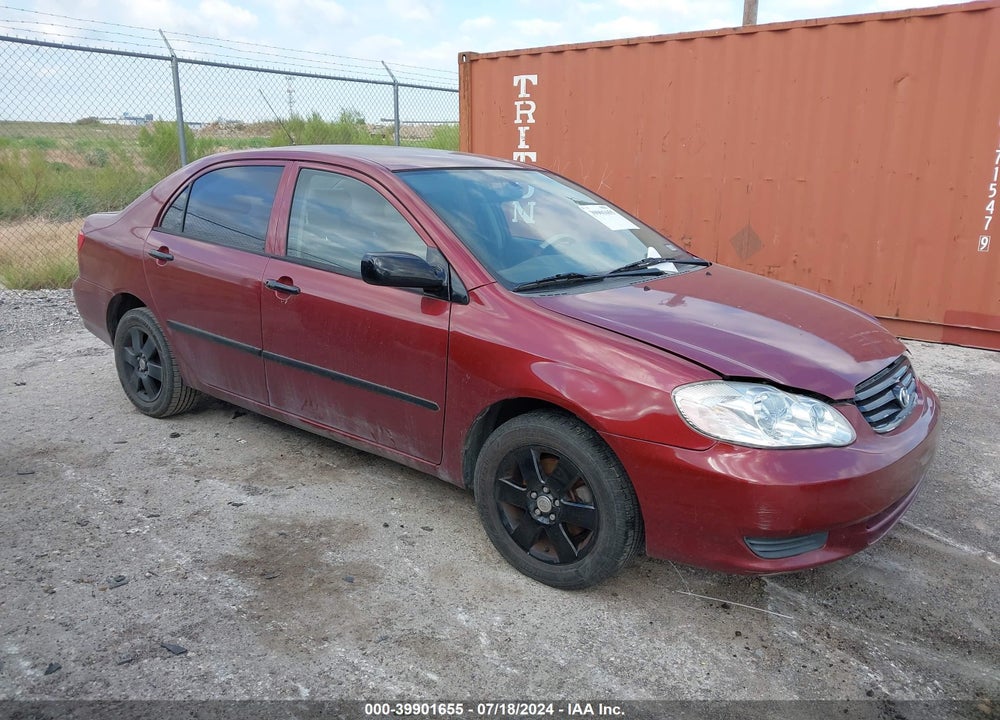 2004 TOYOTA COROLLA LE VIN: JTDBR32E340052933