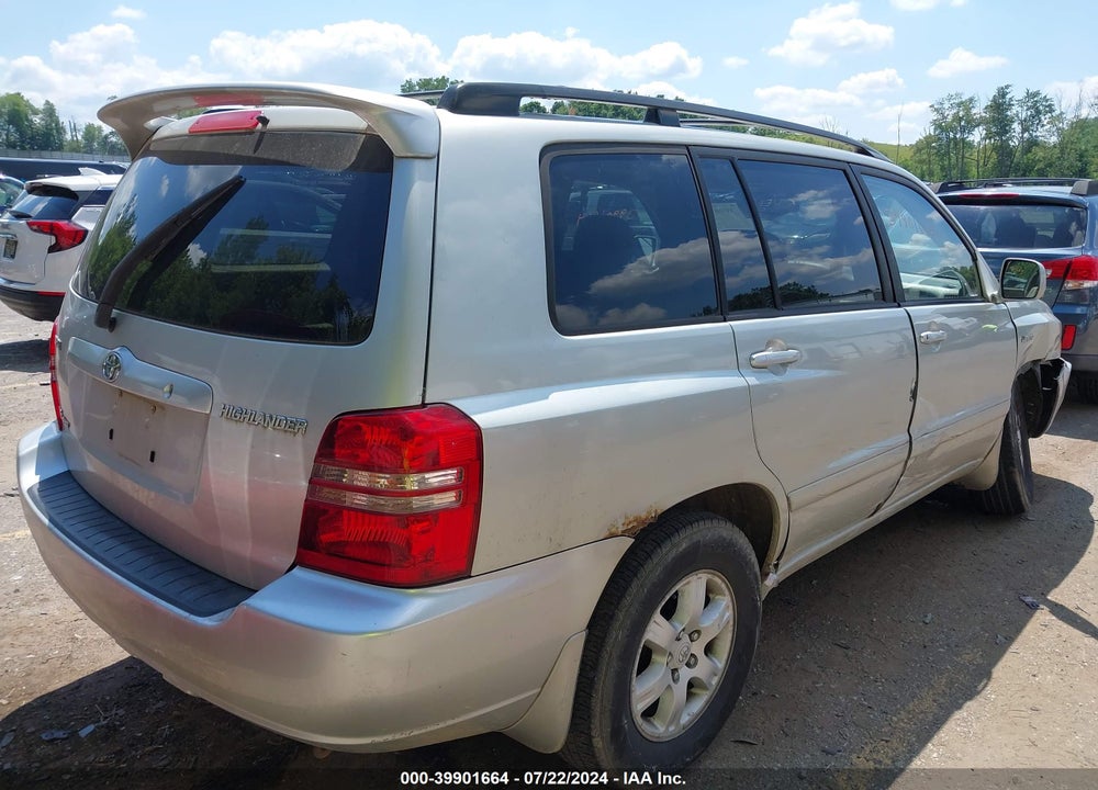 2003 TOYOTA HIGHLANDER LIMITED V6 VIN: JTEHF21A430129623