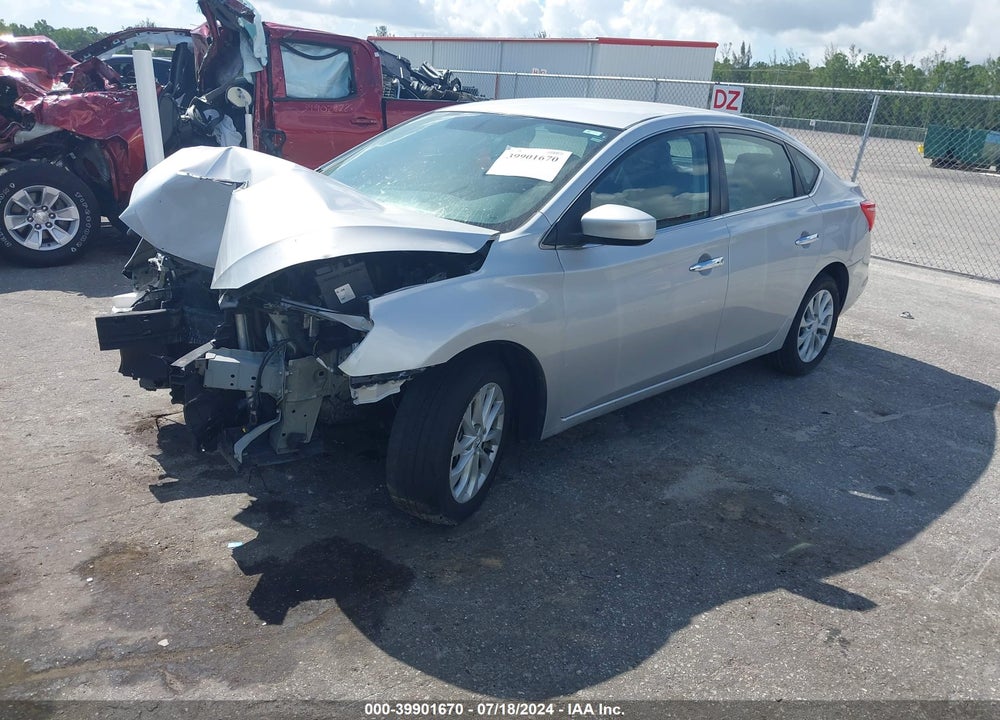 2019 NISSAN SENTRA SV VIN: 3N1AB7AP3KY449199