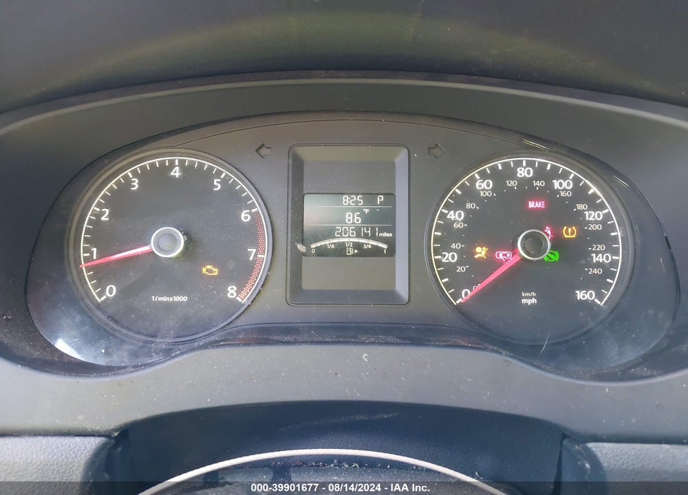 2011 VOLKSWAGEN JETTA 2.5L SE VIN: 3VWDX7AJ2BM345508