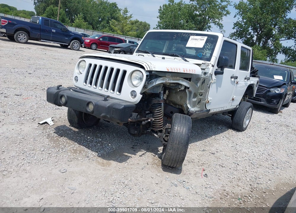 2016 JEEP WRANGLER UNLIMITED SAHARA VIN: 1C4BJWEG6GL104080