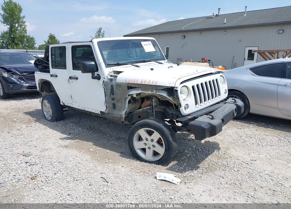 2016 JEEP WRANGLER UNLIMITED SAHARA VIN: 1C4BJWEG6GL104080