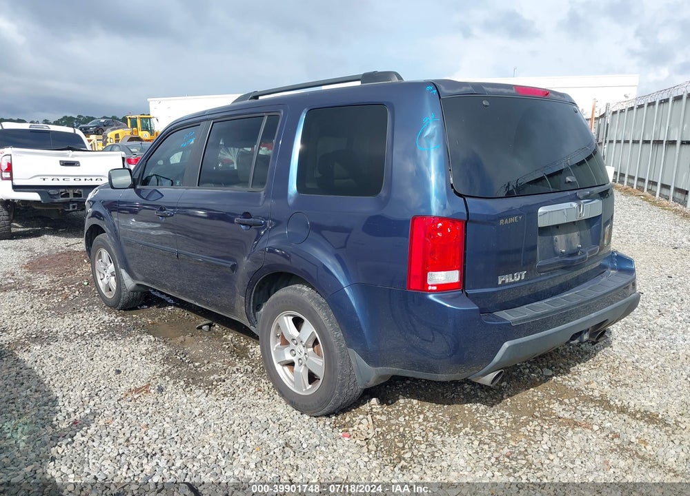 2009 HONDA PILOT EX-L VIN: 5FNYF38639B018776