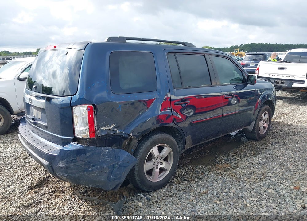 2009 HONDA PILOT EX-L VIN: 5FNYF38639B018776