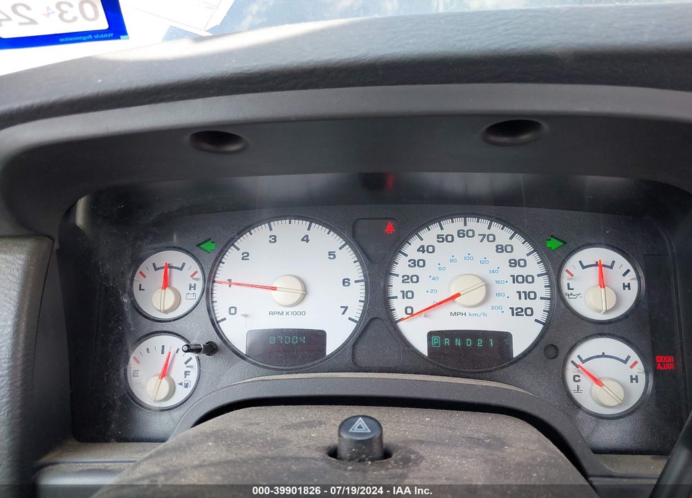 2004 DODGE RAM 1500 ST VIN: 1D7HA16K44J216213