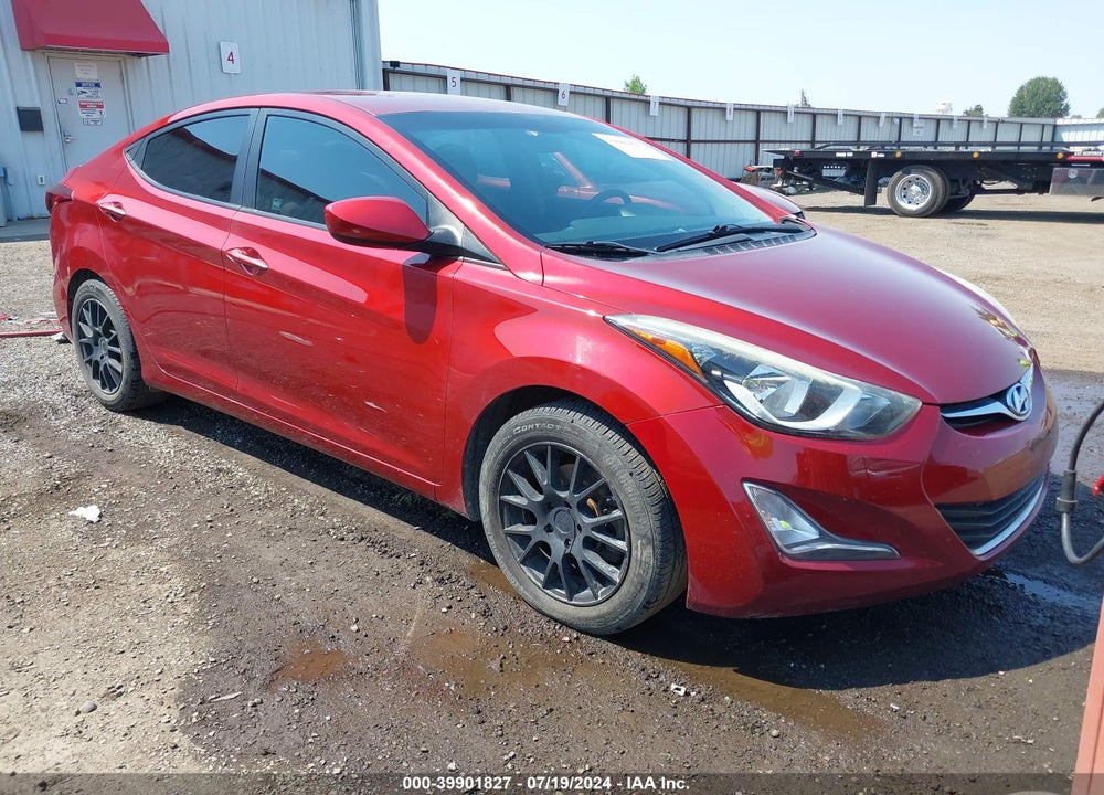 2014 HYUNDAI ELANTRA SE VIN: 5NPDH4AE7EH497831