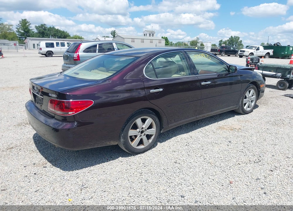 2005 LEXUS ES 330 VIN: JTHBA30G355117567