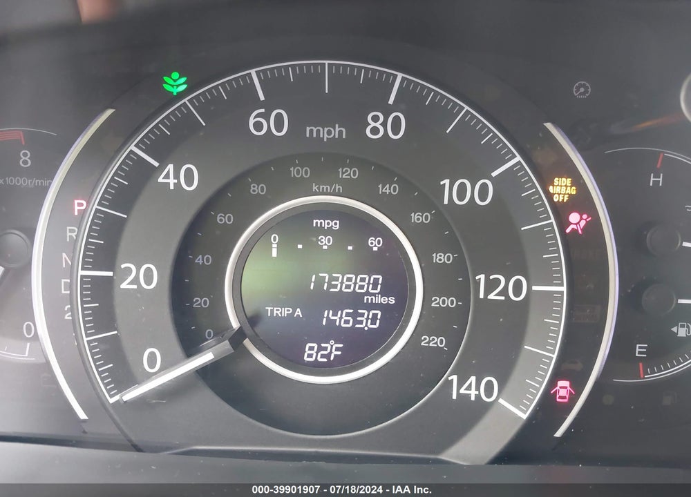 2013 HONDA CR-V EX-L VIN: 5J6RM3H74DL021575
