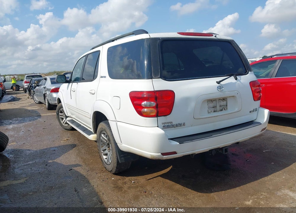 2004 TOYOTA SEQUOIA LIMITED V8 VIN: 5TDZT38A94S238607