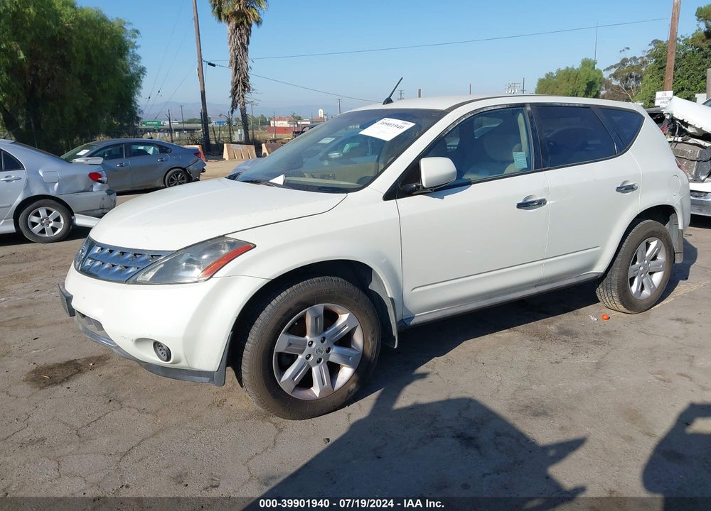 2007 NISSAN MURANO S VIN: JN8AZ08T97W505670