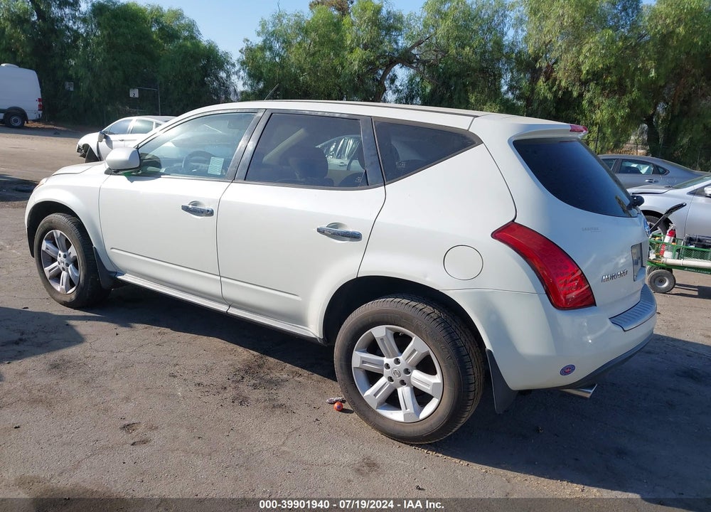 2007 NISSAN MURANO S VIN: JN8AZ08T97W505670