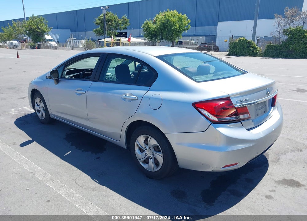 2013 HONDA CIVIC LX VIN: 19XFB2F53DE227540