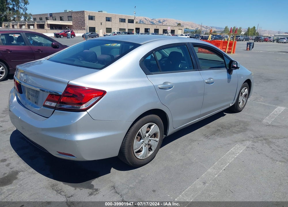 2013 HONDA CIVIC LX VIN: 19XFB2F53DE227540