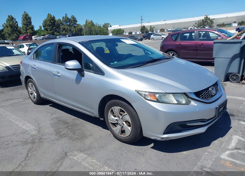 2013 HONDA CIVIC LX VIN: 19XFB2F53DE227540
