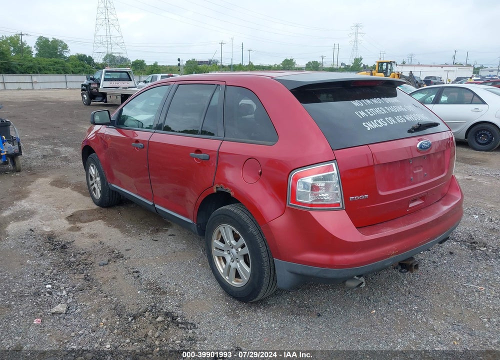 2008 FORD EDGE SE VIN: 2FMDK36CX8BB02667