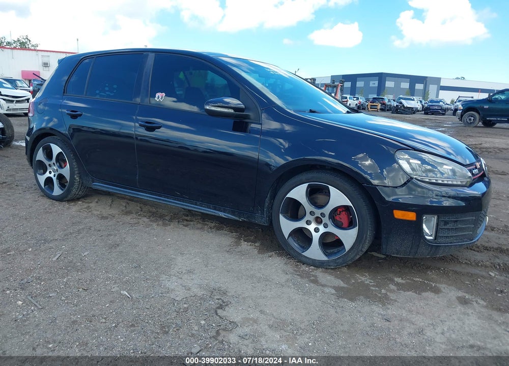 2012 VOLKSWAGEN GTI 4-DOOR VIN: WVWHV7AJ7CW258411