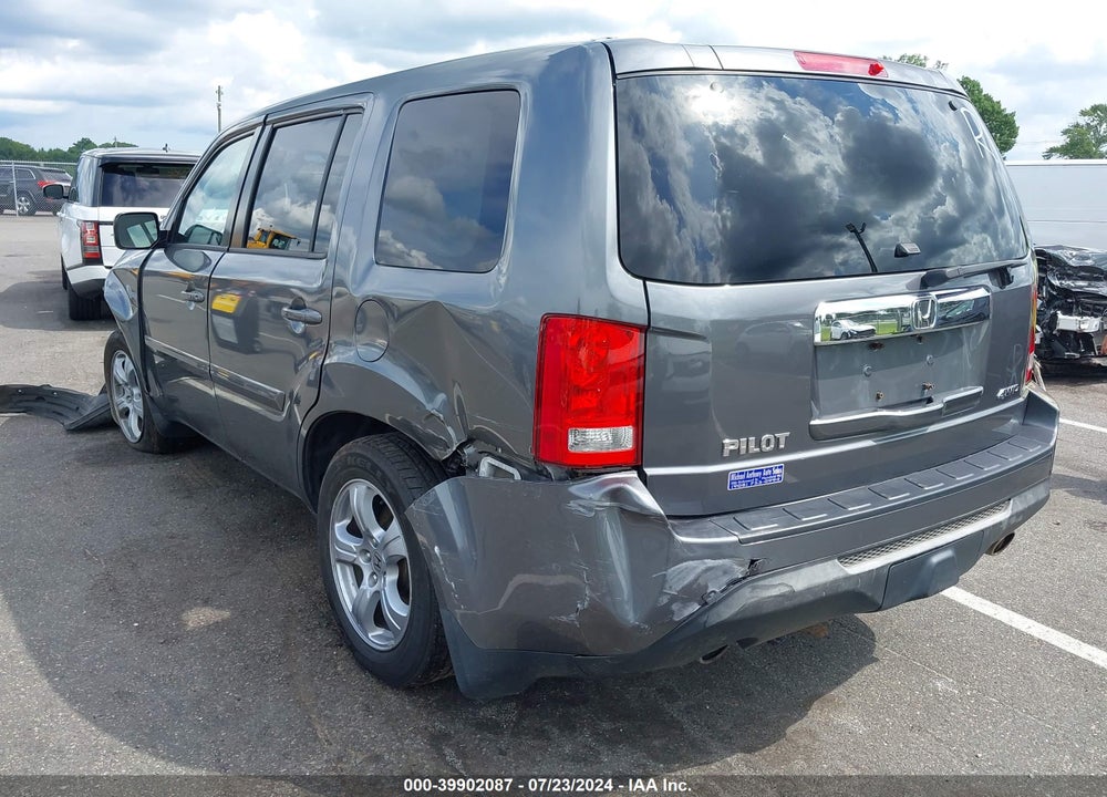 2012 HONDA PILOT EX-L VIN: 5FNYF4H6XCB040965