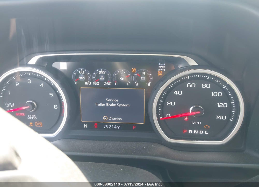 2019 CHEVROLET SILVERADO 1500 HIGH COUNTRY VIN: 1GCUYHEL3KZ111166
