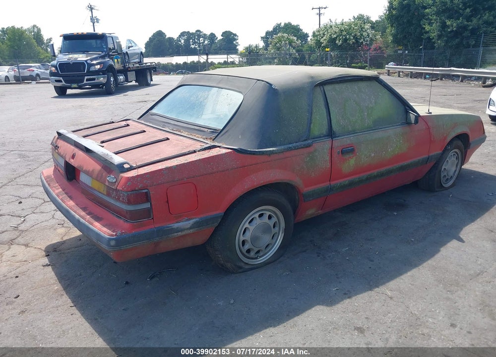 1986 FORD MUSTANG VIN: 1FABP2735GF119059