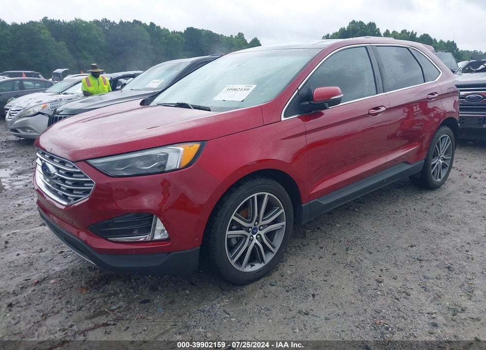 2019 FORD EDGE TITANIUM VIN: 2FMPK3K92KBC68423