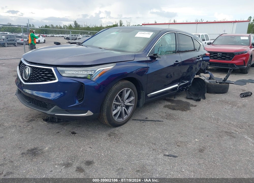 2022 ACURA RDX TECHNOLOGY PACKAGE VIN: 5J8TC1H58NL001995