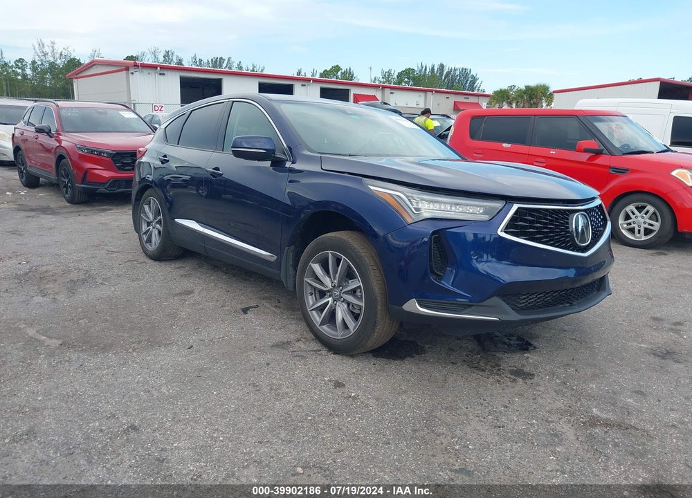 2022 ACURA RDX TECHNOLOGY PACKAGE VIN: 5J8TC1H58NL001995