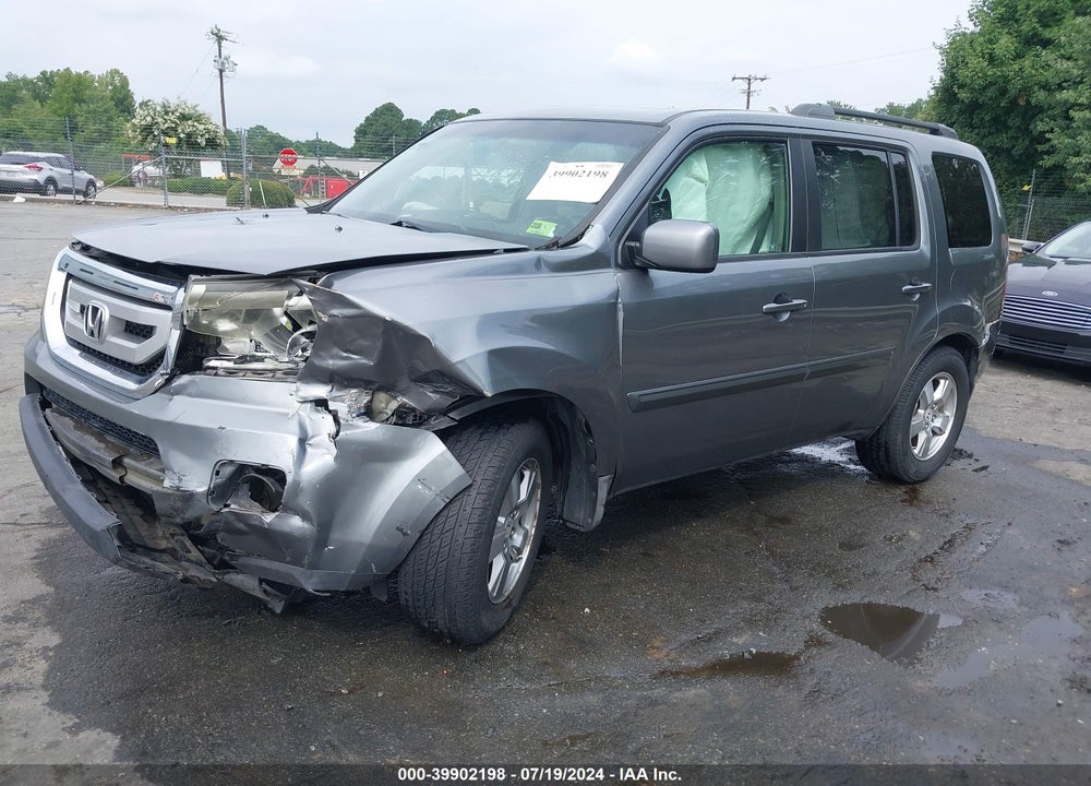 2009 HONDA PILOT EX-L VIN: 5FNYF48589B036767