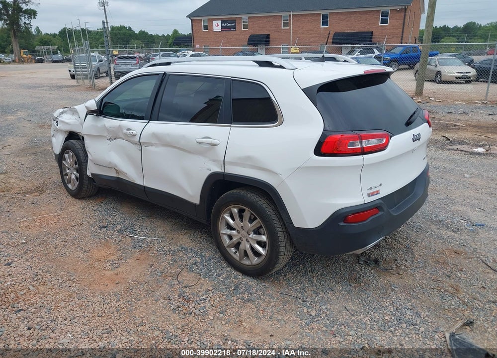 2016 JEEP CHEROKEE LIMITED VIN: 1C4PJMDS2GW228068
