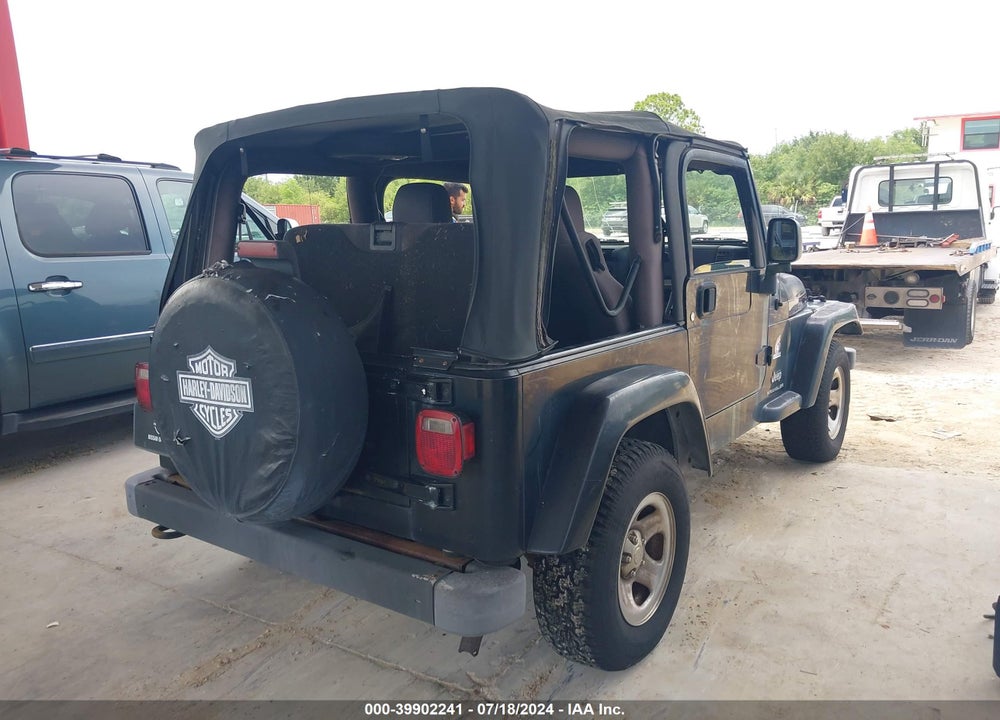 2003 JEEP WRANGLER X VIN: 1J4FA39SX3P352599