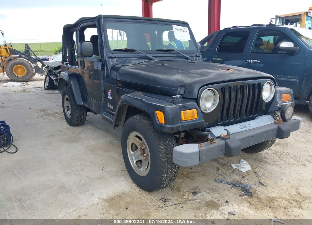 2003 JEEP WRANGLER X VIN: 1J4FA39SX3P352599