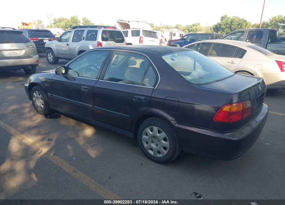 2000 HONDA CIVIC LX VIN: 1HGEJ6573YL025482