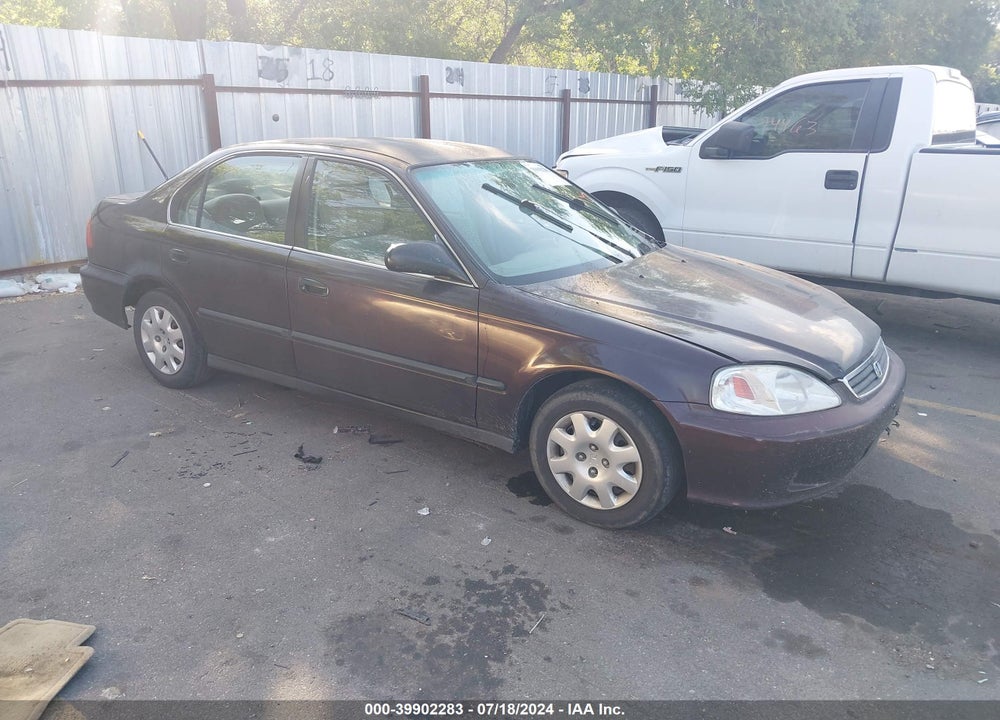 2000 HONDA CIVIC LX VIN: 1HGEJ6573YL025482