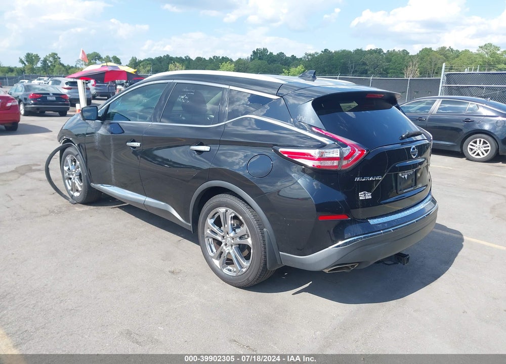 2017 NISSAN MURANO PLATINUM VIN: 5N1AZ2MH1HN108045
