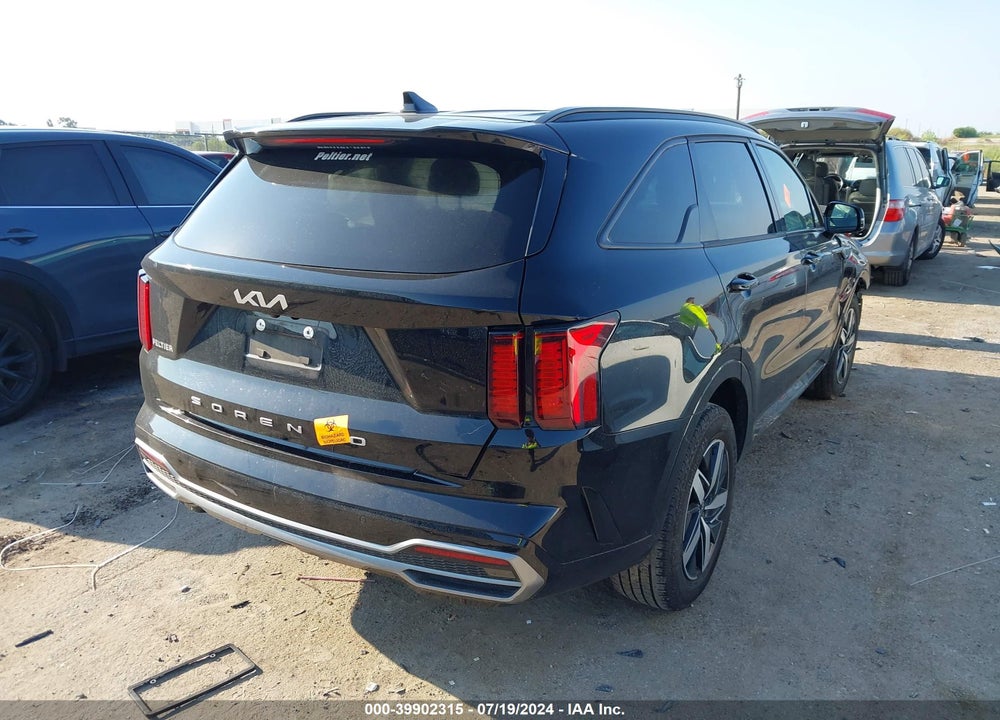 2022 KIA SORENTO S VIN: 5XYRL4LC4NG122521