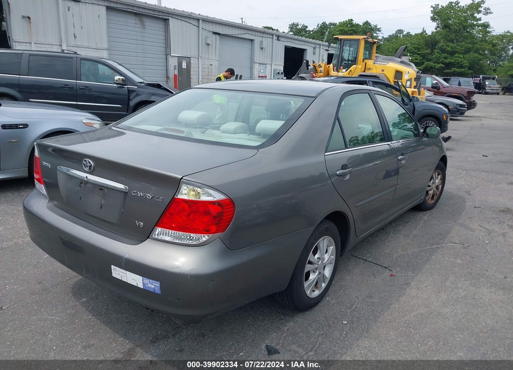 2005 TOYOTA CAMRY LE V6 VIN: 4T1BF30KX5U601504