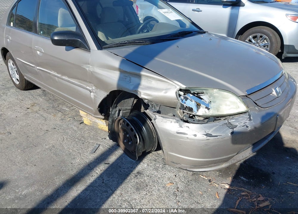 2002 HONDA CIVIC LX VIN: 2HGES16602H559985