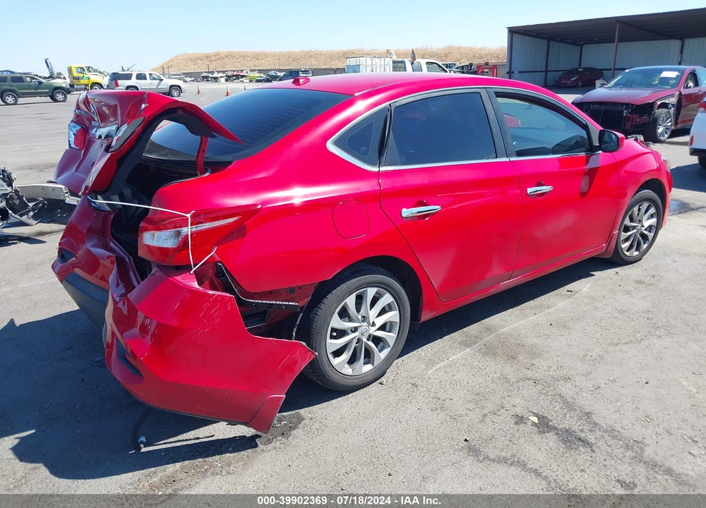 2019 NISSAN SENTRA SV VIN: 3N1AB7AP1KY284916