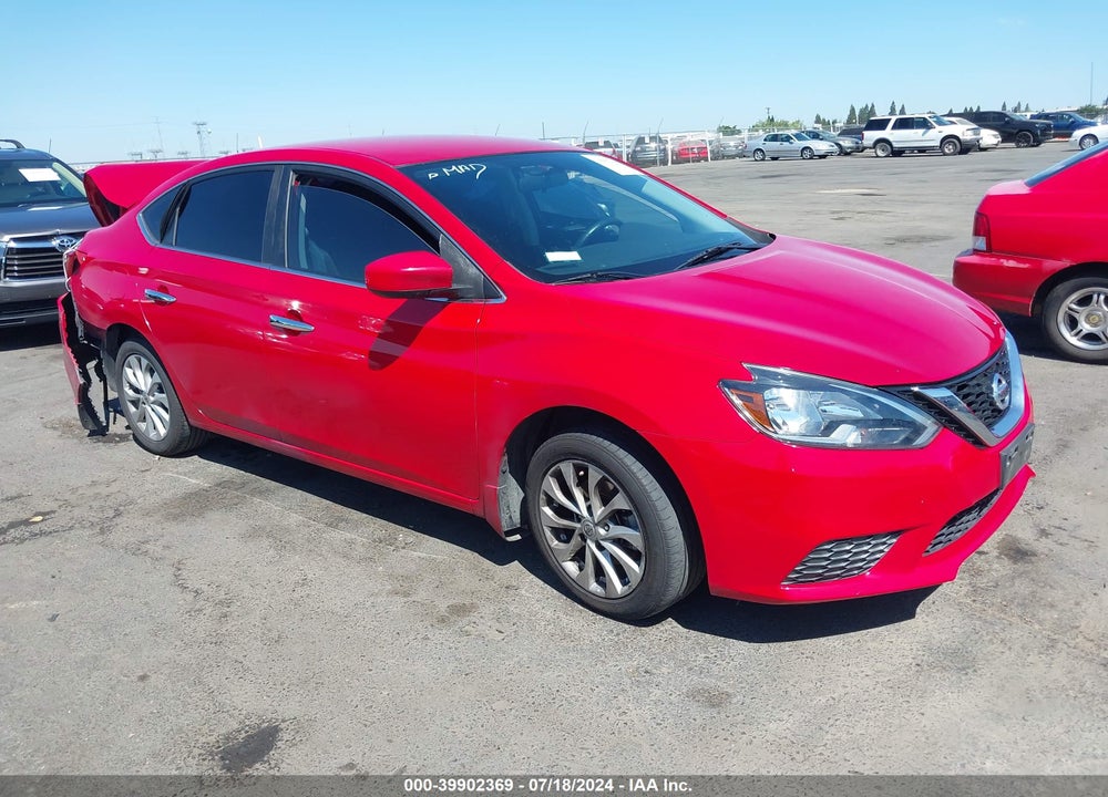 2019 NISSAN SENTRA SV VIN: 3N1AB7AP1KY284916
