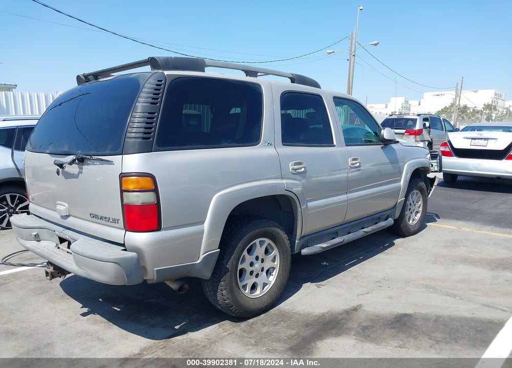 2004 CHEVROLET TAHOE Z71 VIN: 1GNEK13T74R127171
