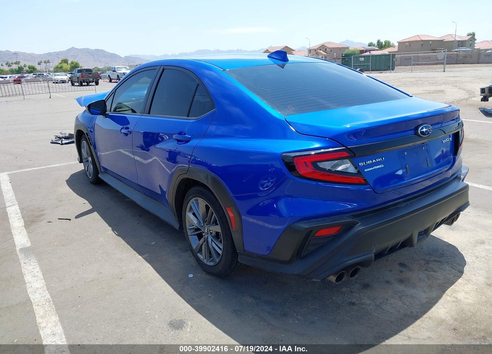 2022 SUBARU WRX VIN: JF1VBAA62N9021904