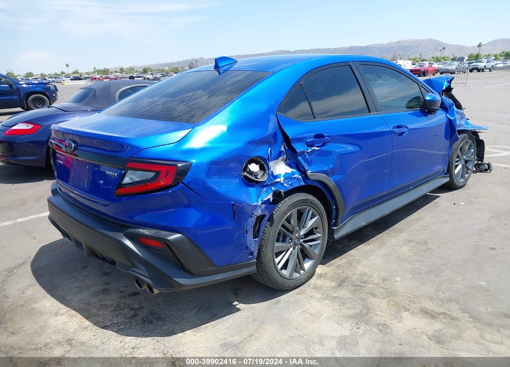 2022 SUBARU WRX VIN: JF1VBAA62N9021904
