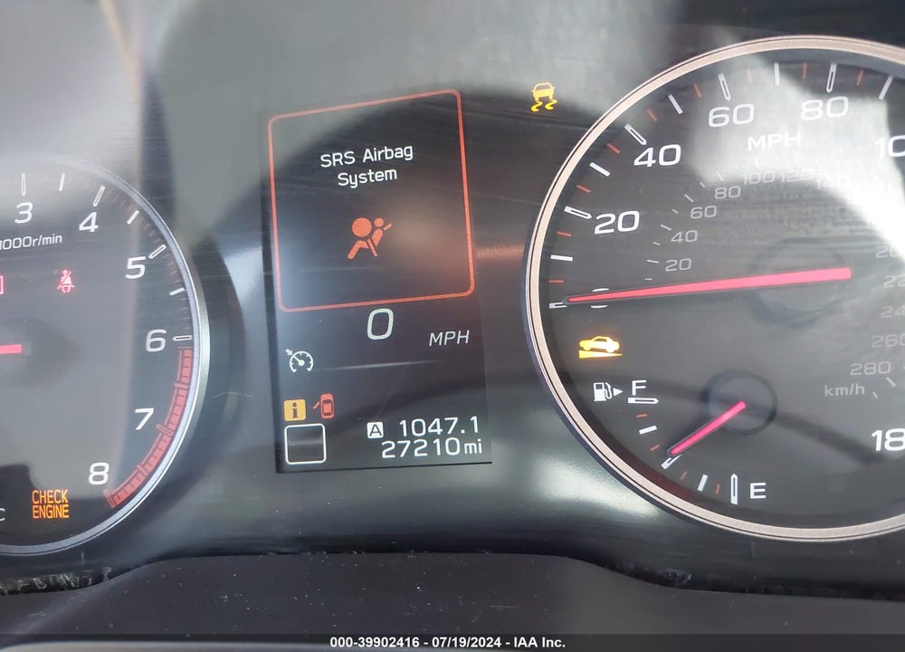 2022 SUBARU WRX VIN: JF1VBAA62N9021904