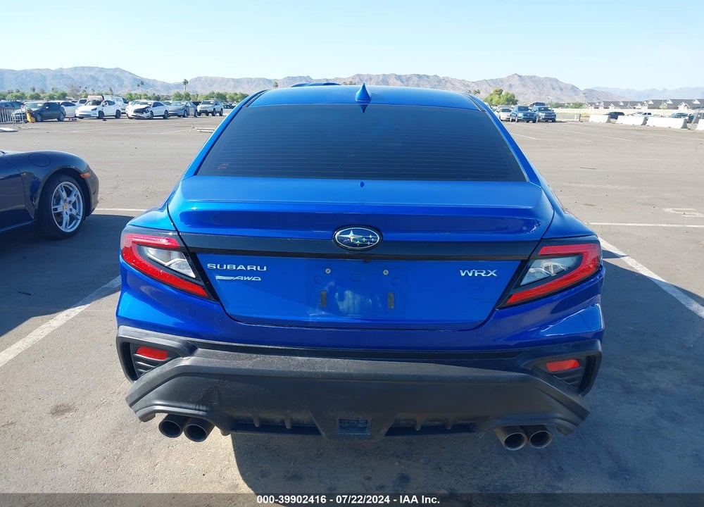 2022 SUBARU WRX VIN: JF1VBAA62N9021904