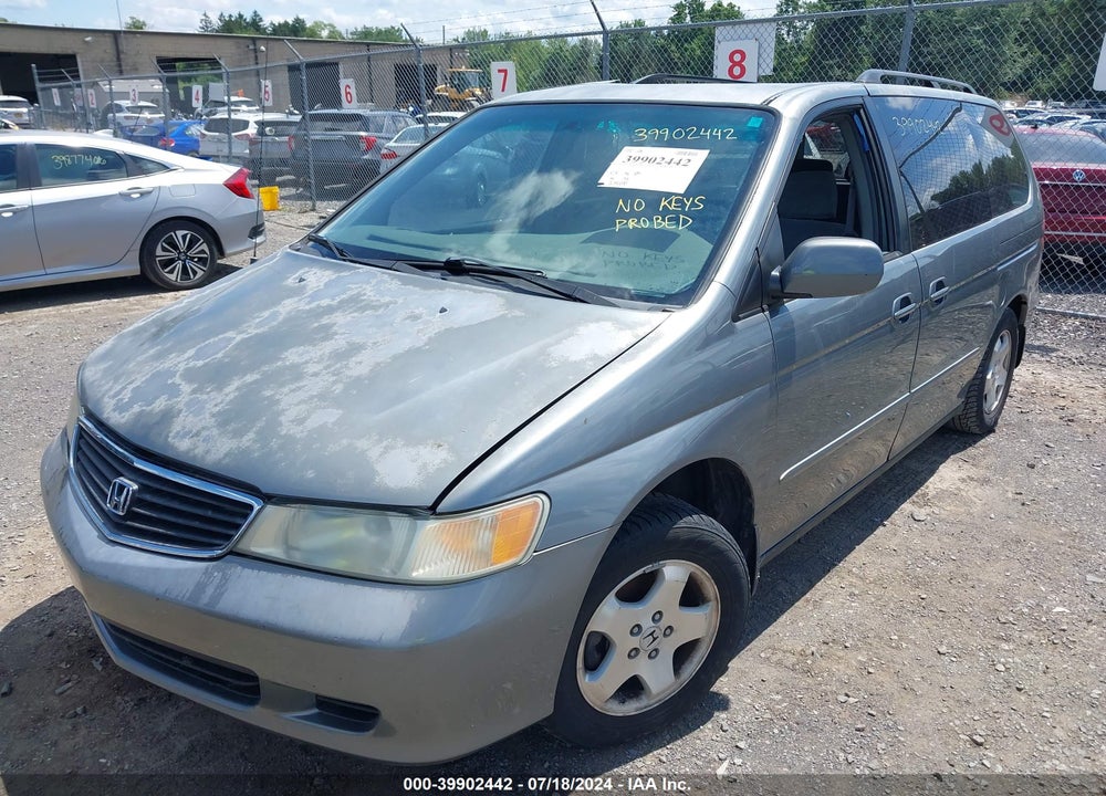 2001 HONDA ODYSSEY EX VIN: 2HKRL18661H584292