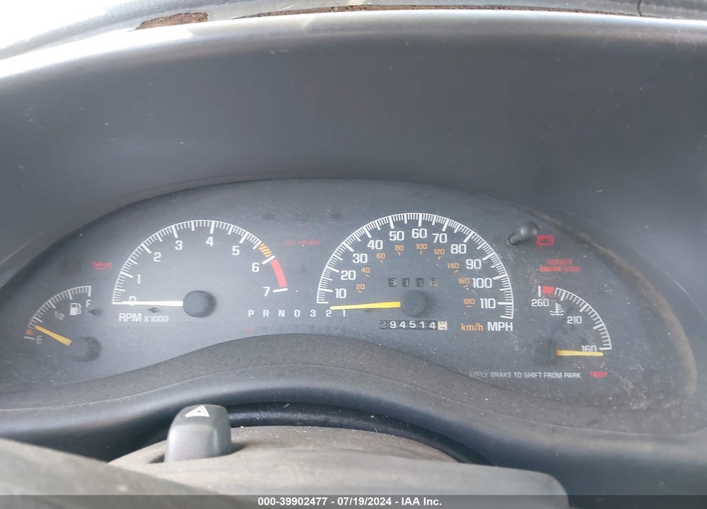 1998 PONTIAC GRAND PRIX GT VIN: 1G2WP5215WF274197